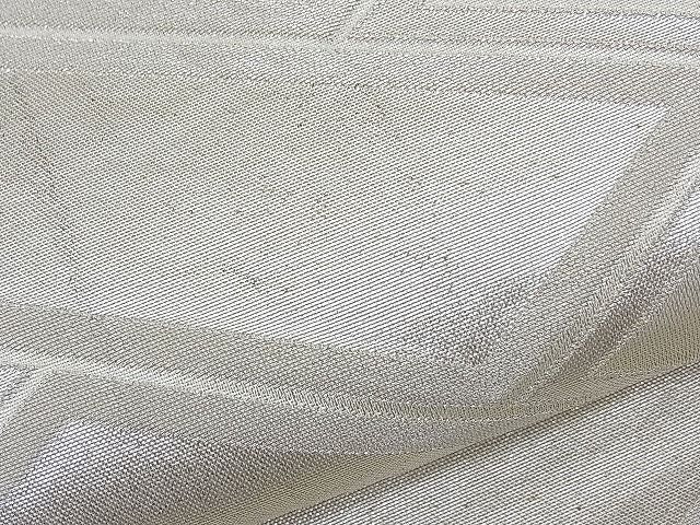 平和屋着物■六通柄袋帯 檜垣文 銀糸 逸品 n-th1302