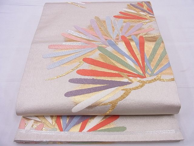 平和屋着物■六通柄袋帯 唐織 古都 金銀糸 逸品 n-vz0898