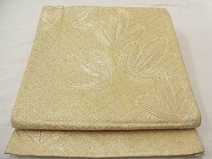 平和屋着物■六通柄袋帯 若松葉文 金銀糸 逸品 n-wb2064