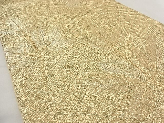平和屋着物■六通柄袋帯 若松葉文 金銀糸 逸品 n-wb2064