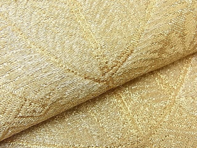 平和屋着物■六通柄袋帯 若松葉文 金銀糸 逸品 n-wb2064