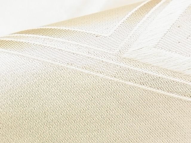 平和屋着物■六通柄袋帯 唐織 檜垣文 金糸 逸品 n-yc3076