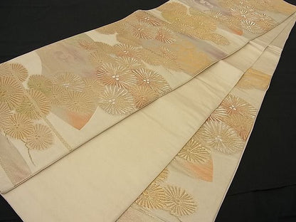 平和屋着物■六通柄袋帯 浜松文 金銀糸 逸品 n-ne0677