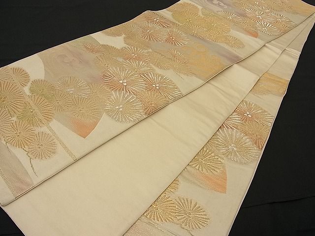 平和屋着物■六通柄袋帯 浜松文 金銀糸 逸品 n-ne0677