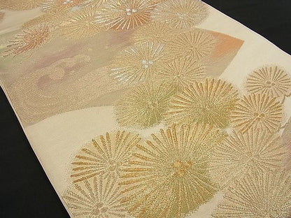 平和屋着物■六通柄袋帯 浜松文 金銀糸 逸品 n-ne0677