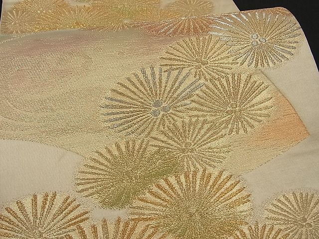 平和屋着物■六通柄袋帯 浜松文 金銀糸 逸品 n-ne0677