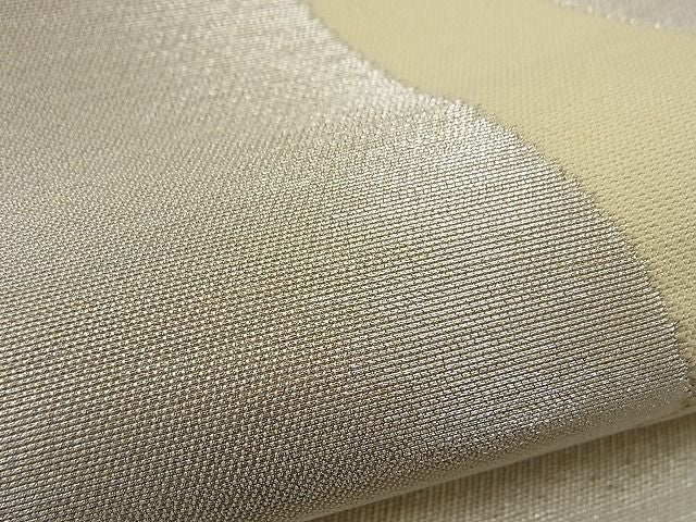 平和屋着物■六通柄袋帯 破れ色紙散らし 銀糸 逸品 n-ne1409