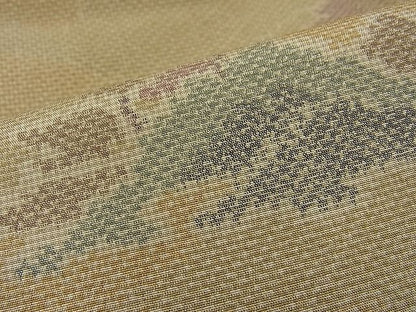 平和屋着物■上質なお召 遠山樹林文 逸品 n-ne1492