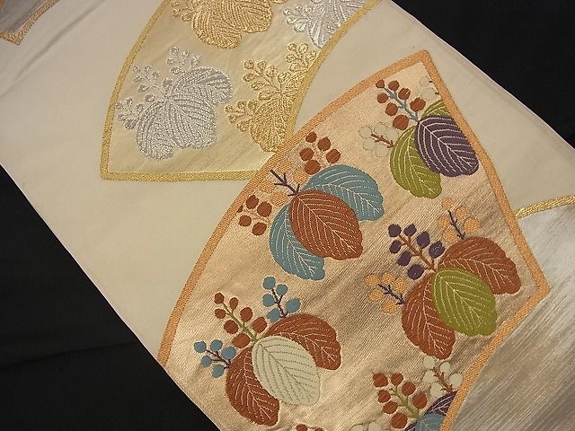 平和屋着物■六通柄袋帯 唐織 地紙桐文 金銀糸 逸品 n-nr0136