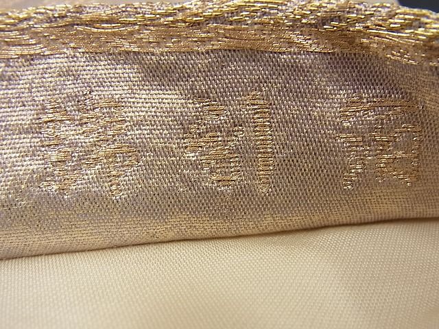 平和屋着物■六通柄袋帯 瑞祥 錦引箔 金糸 逸品 n-nr0166