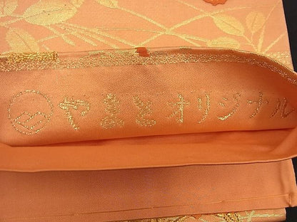 平和屋着物■六通柄袋帯 唐織 貝桶桐菊文 金糸 やまとオリジナル 逸品 n-nr0175