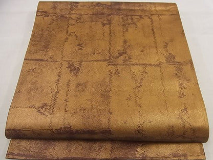 平和屋着物■六通柄袋帯 色紙並び文 金糸 逸品 n-nr0198