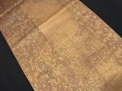 平和屋着物■六通柄袋帯 霞文 金彩 逸品 n-nr0248