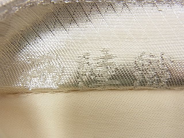 平和屋着物■西陣 六通柄袋帯 唐織 洛竹錦 吉祥流水文 銀糸 逸品 n-nr0313