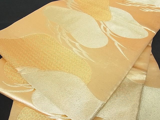 平和屋着物■六通柄袋帯 松 金糸 逸品 op3315