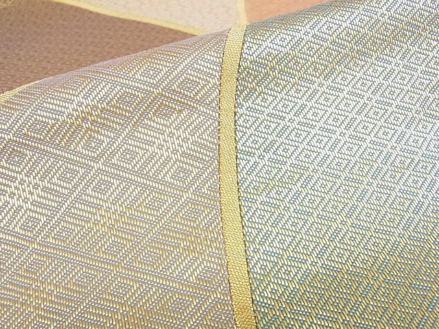 平和屋着物■佐賀錦 六通柄袋帯 吉祥切嵌 金糸 逸品 op4592