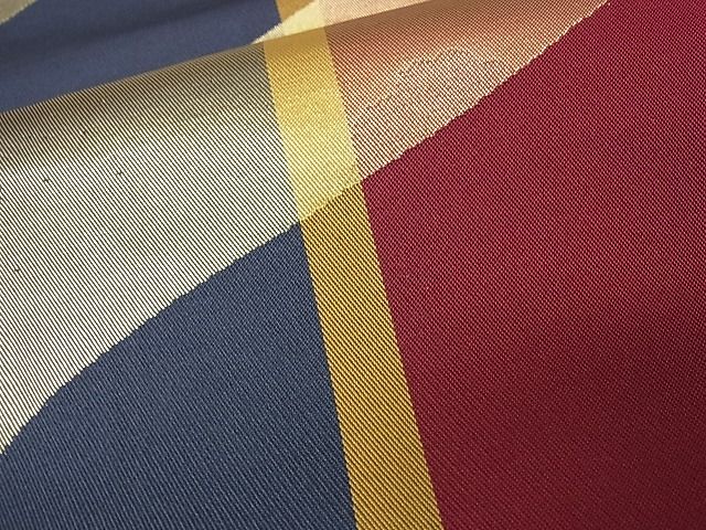 平和屋着物■六通柄 本袋帯 流水文 金糸 逸品 op4807