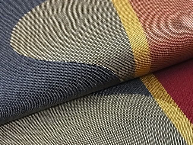平和屋着物■六通柄 本袋帯 流水文 金糸 逸品 op4807
