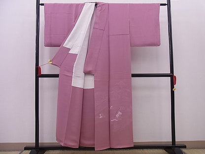 平和屋着物■豪華色留袖　雲取り石庭風景文　逸品　n-os0761
