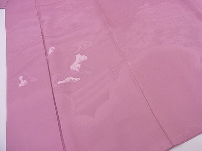 平和屋着物■豪華色留袖　雲取り石庭風景文　逸品　n-os0761