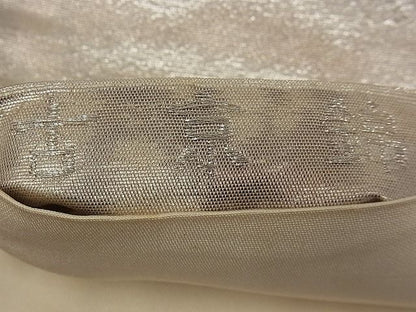 平和屋着物■六通柄袋帯 古京錦 御所車流水花文 二重引箔 銀糸 逸品 ox0128