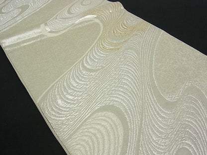 平和屋着物■六通柄袋帯 流水文 金銀糸 逸品 ox0438