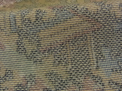 平和屋着物■上質な紬 風景文 逸品 ox0568