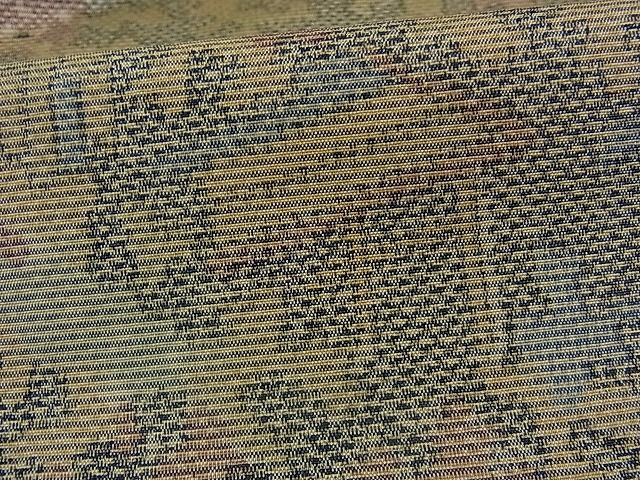 平和屋着物■上質な紬 風景文 逸品 ox0568