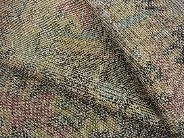 平和屋着物■上質な紬 風景文 逸品 ox0568