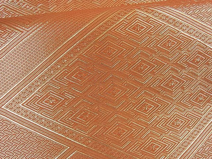 平和屋着物■佐賀錦 全通柄袋帯 吉祥文 金糸 逸品 ox2277