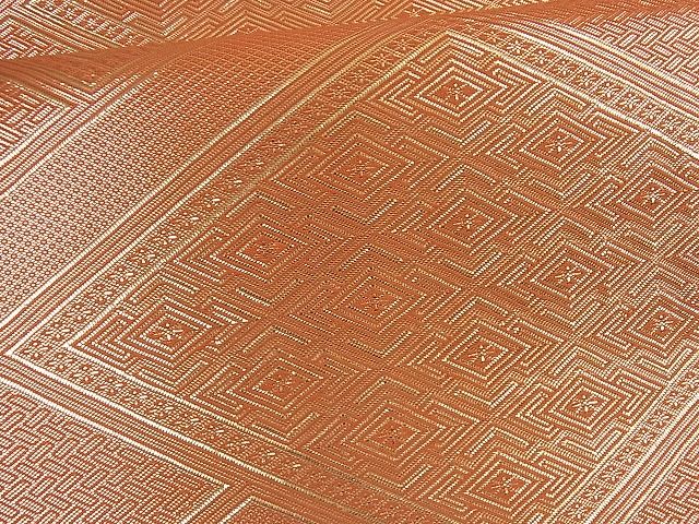 平和屋着物■佐賀錦 全通柄袋帯 吉祥文 金糸 逸品 ox2277