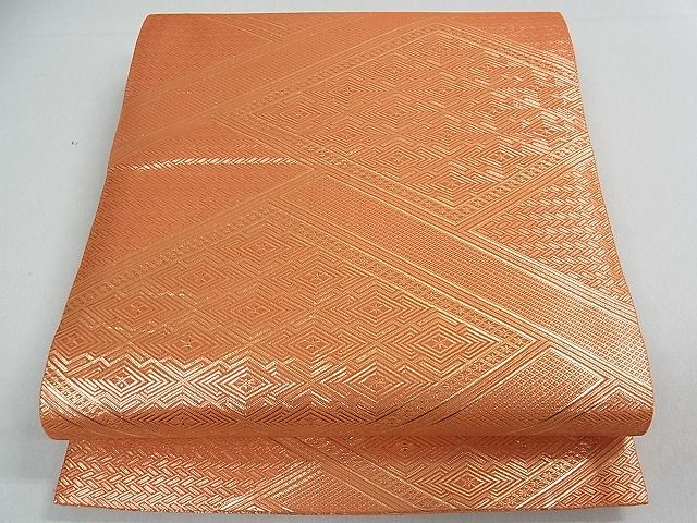 平和屋着物■佐賀錦 全通柄袋帯 吉祥文 金糸 逸品 ox2277