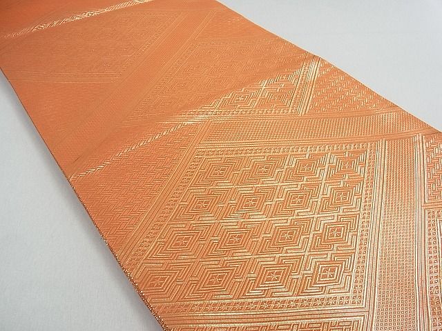 平和屋着物■佐賀錦 全通柄袋帯 吉祥文 金糸 逸品 ox2277