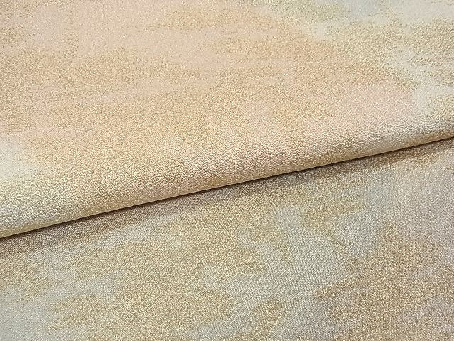 平和屋着物■砂子綴れ 全通柄袋帯 地紙霞文 金糸 逸品 ox2286