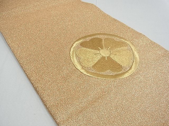 平和屋着物■両面六通柄袋帯 花丸文 金銀糸 逸品 ox2945
