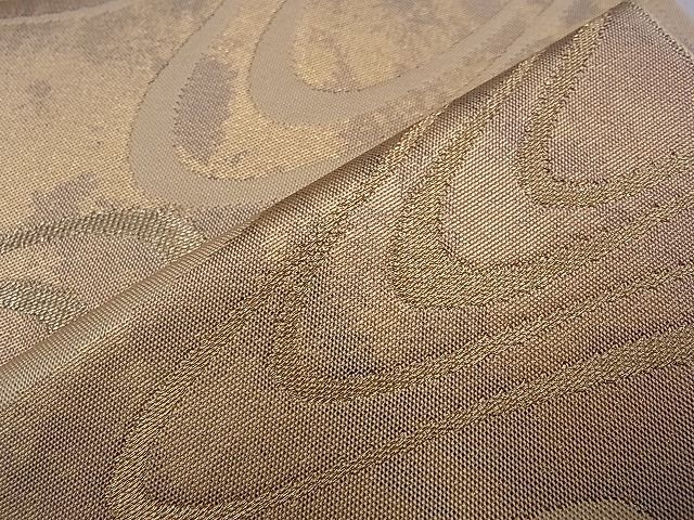 平和屋着物■全通柄 本袋帯 流水文 金糸 逸品 oy0986