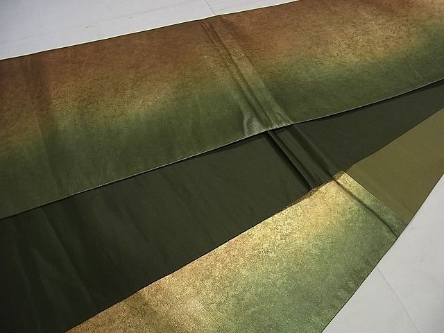 平和屋着物■六通柄袋帯 霞文 金彩 逸品 oy1012