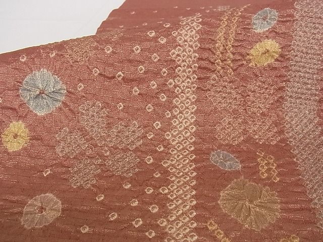 平和屋着物■太鼓柄京袋帯 花間道 金通し地 正絹 逸品 A-pf4643