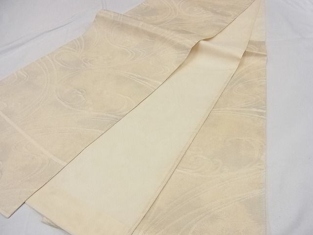 平和屋着物■夏物 六通柄袋帯 立波文 正絹 逸品 B-ph6081