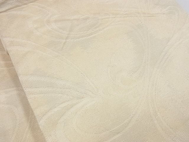平和屋着物■夏物 六通柄袋帯 立波文 正絹 逸品 B-ph6081