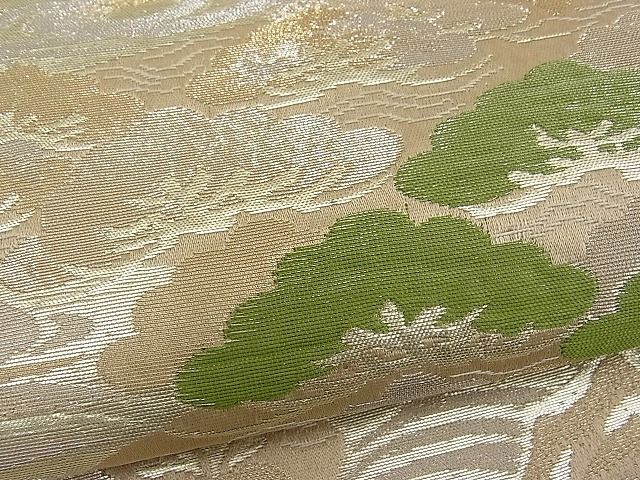 平和屋着物■六通柄袋帯 松竹梅流水文 金銀糸 n-pk0707
