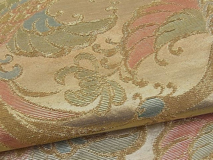 平和屋着物■六通柄袋帯 鳳凰丸文 金糸 逸品 n-pk0750