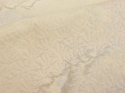 平和屋着物■六通柄袋帯 松 銀糸 逸品 n-pk0878