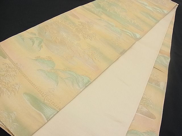 平和屋着物■六通柄袋帯 浜松 金銀糸 逸品 n-pk0913