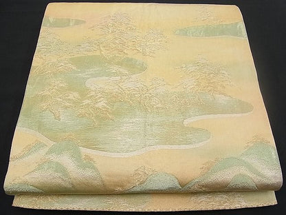 平和屋着物■六通柄袋帯 浜松 金銀糸 逸品 n-pk0913