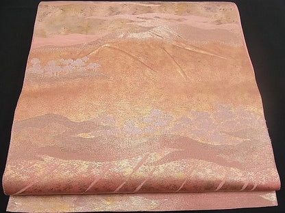 平和屋着物■六通柄袋帯 浜松 金銀糸 逸品 n-pk0929