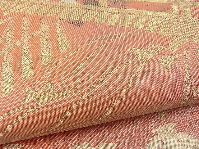 平和屋着物■西陣 六通柄袋帯 ふるさと 金銀糸 逸品 n-pk0953