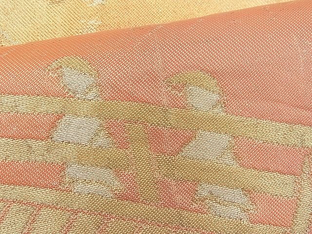 平和屋着物■西陣 六通柄袋帯 ふるさと 金銀糸 逸品 n-pk0953