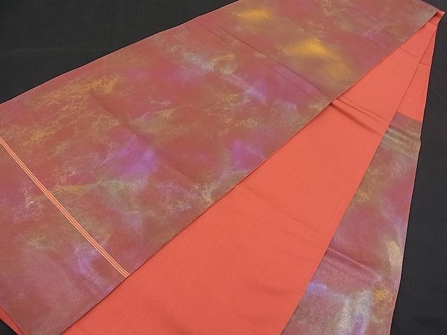 平和屋着物■六通柄袋帯 霞文 引箔 金彩 逸品 n-pk0960