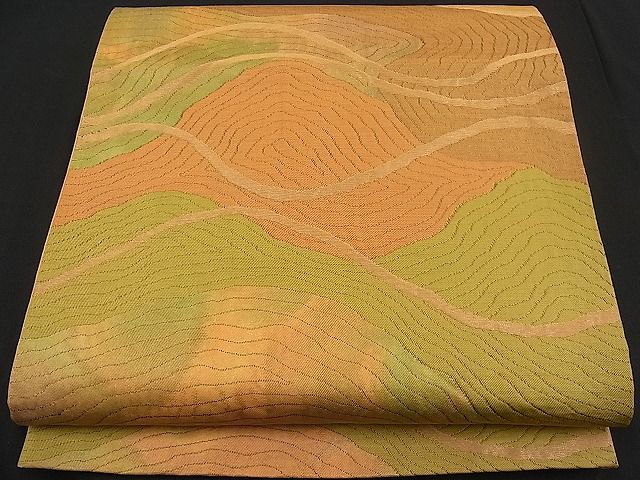 平和屋着物■六通柄袋帯 吉祥文 金糸 三越扱い 逸品 n-pk1281